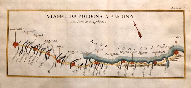 Barbieri Carlo Viaggio da Bologna a Ancona 1790 Bologna 